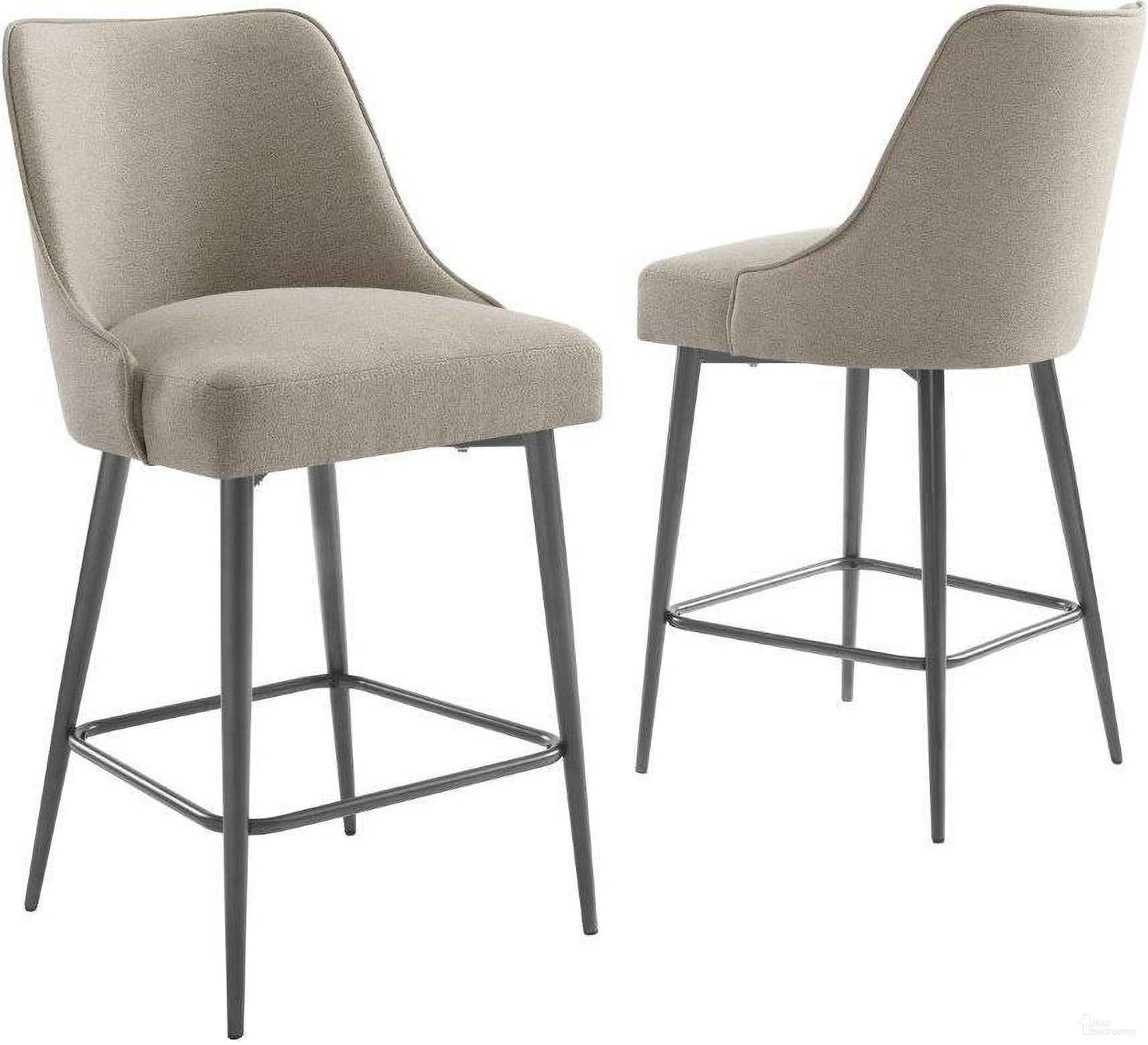 The appearance of Olson Counter Chair In Khaki - Set Of 2 designed by Steve Silver in the transitional interior design. This khaki piece of furniture was selected by 1StopBedrooms from Olson Collection to add a touch of cosiness and style into your home. Sku: OS480CCK. Material: Wood.