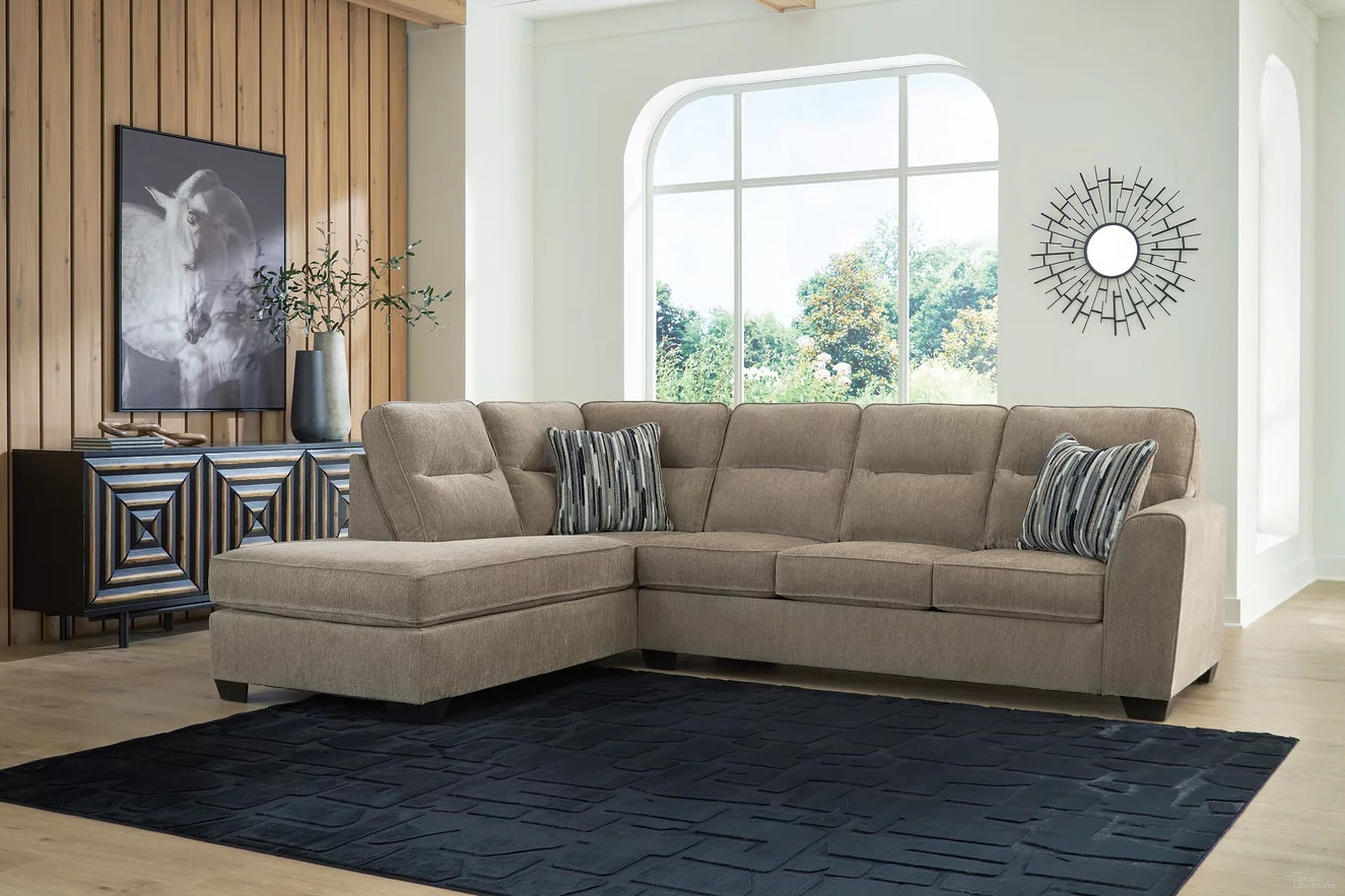 Olten 2-Piece LAF Sectional with Chaise In Mocha