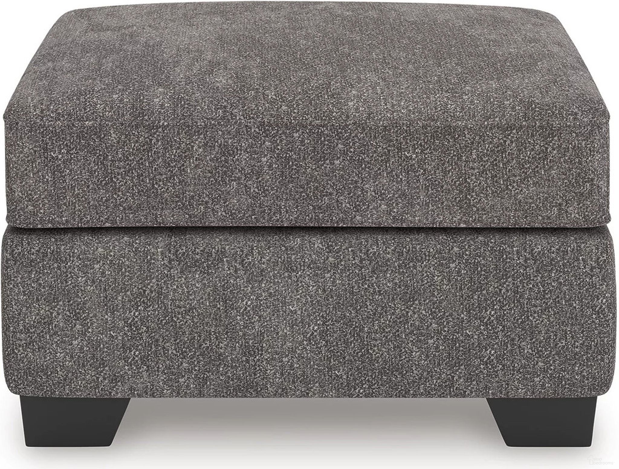 The appearance of Olten Ottoman In Graphite designed by Signature Design by Ashley in the modern / contemporary interior design. This graphite piece of furniture was selected by 1StopBedrooms from Olten Collection to add a touch of cosiness and style into your home. Sku: 3130514. Material: Polyester.
