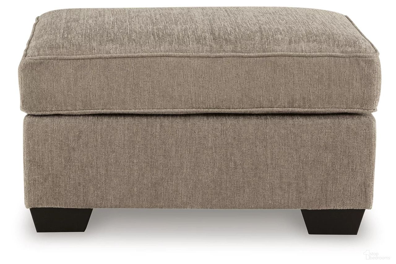 The appearance of Olten Ottoman In Mocha designed by Signature Design by Ashley in the modern / contemporary interior design. This mocha piece of furniture was selected by 1StopBedrooms from Olten Collection to add a touch of cosiness and style into your home. Sku: 3130414. Material: Polyester.
