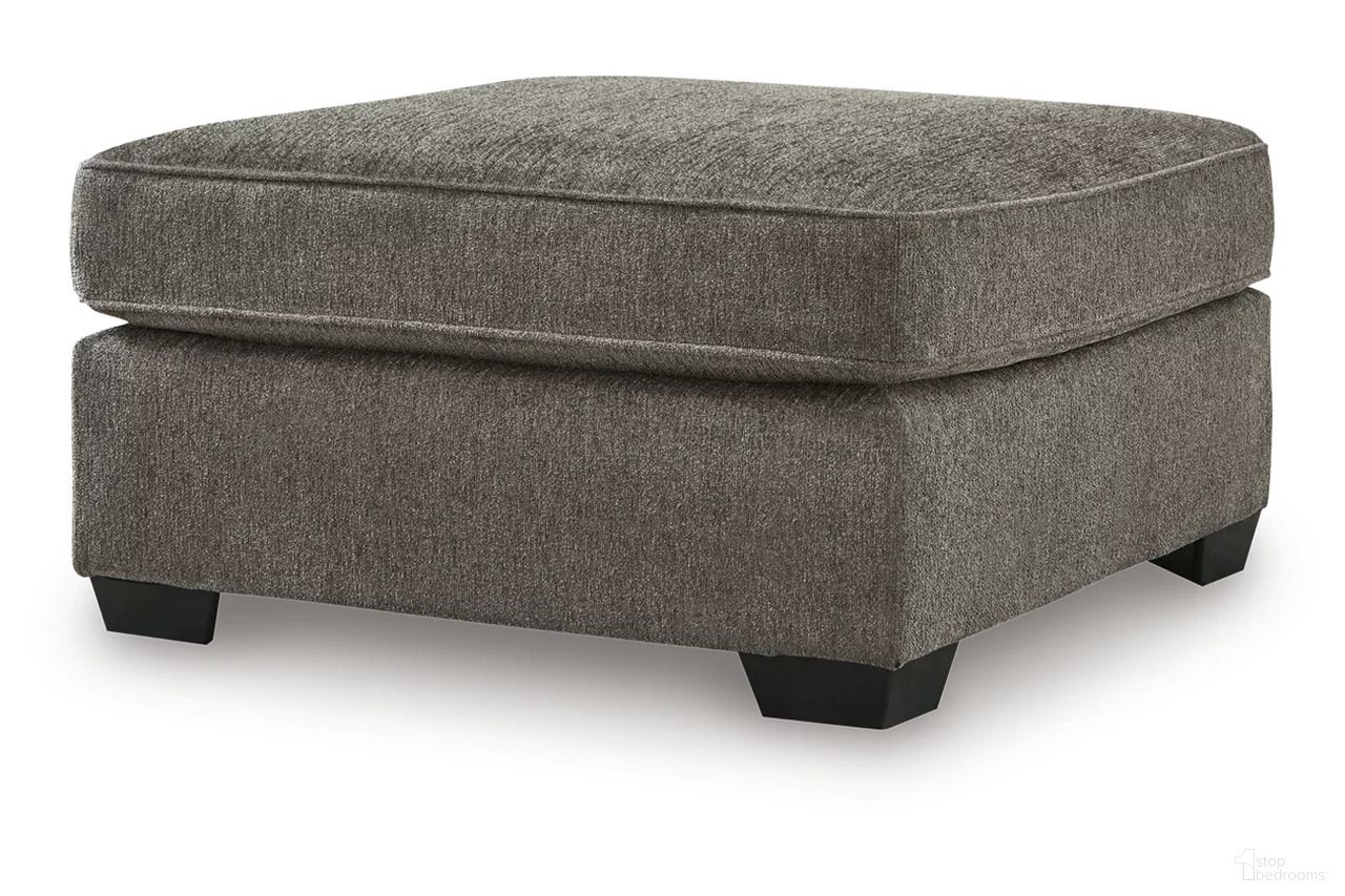 The appearance of Olten Oversized Accent Ottoman In Graphite designed by Signature Design by Ashley in the modern / contemporary interior design. This graphite piece of furniture was selected by 1StopBedrooms from Olten Collection to add a touch of cosiness and style into your home. Sku: 3130508. Material: Polyester.