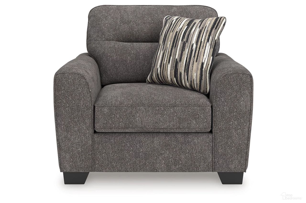 The appearance of Olten Oversized Chair In Graphite designed by Signature Design by Ashley in the modern / contemporary interior design. This graphite piece of furniture was selected by 1StopBedrooms from Olten Collection to add a touch of cosiness and style into your home. Sku: 3130523. Material: Polyester.