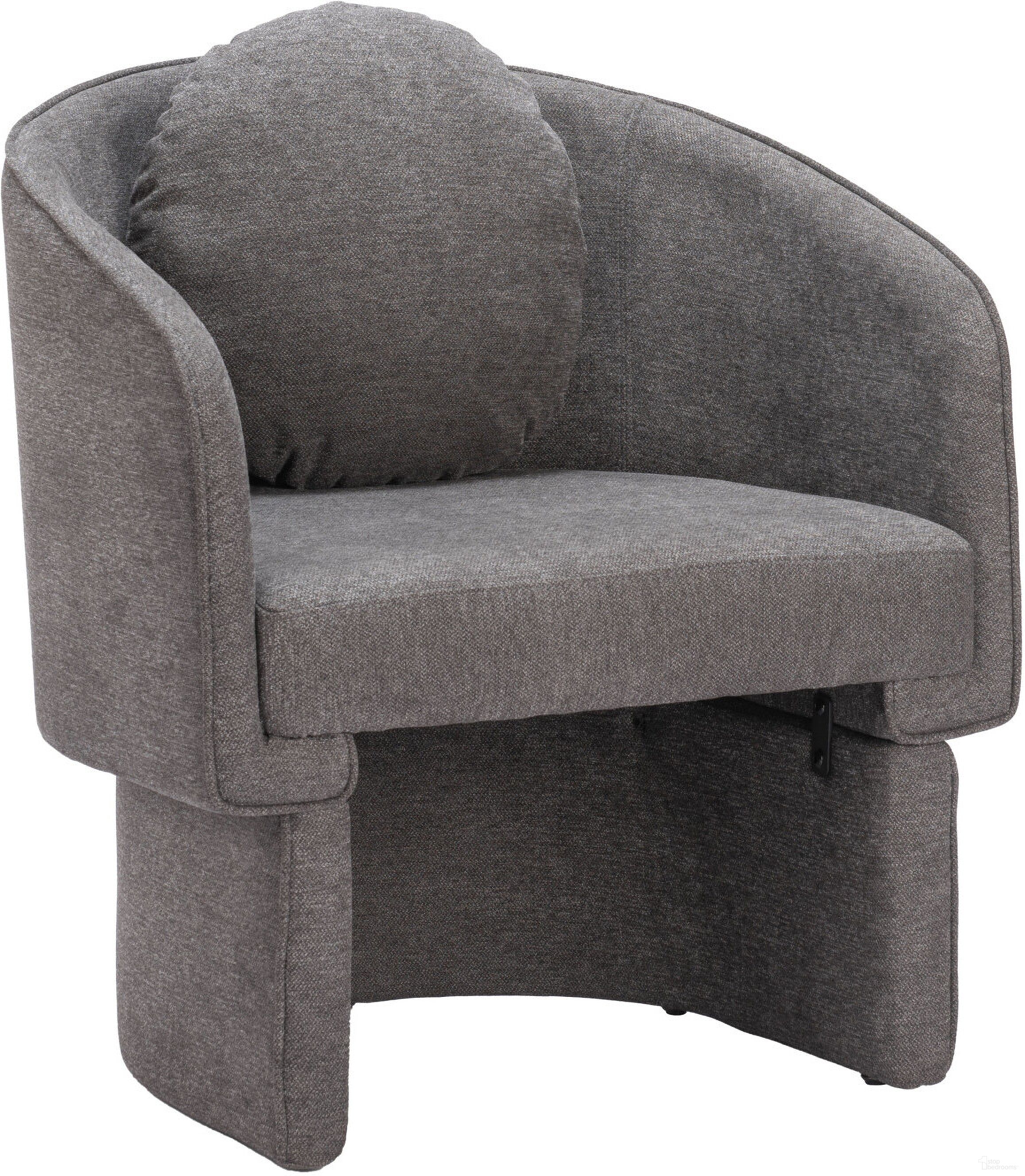 The appearance of Olya Accent Chair In Truffle Gray designed by Zuo Modern in the modern / contemporary interior design. This gray piece of furniture was selected by 1StopBedrooms from Olya Collection to add a touch of cosiness and style into your home. Sku: 110014. Material: Steel.