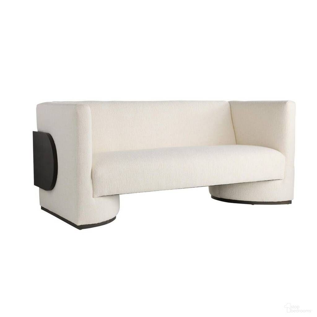 The appearance of Olympus Settee In Cloud designed by Arteriors in the modern / contemporary interior design. This cloud piece of furniture was selected by 1StopBedrooms from Olympus Collection to add a touch of cosiness and style into your home. Sku: 8168. Material: Boucle.