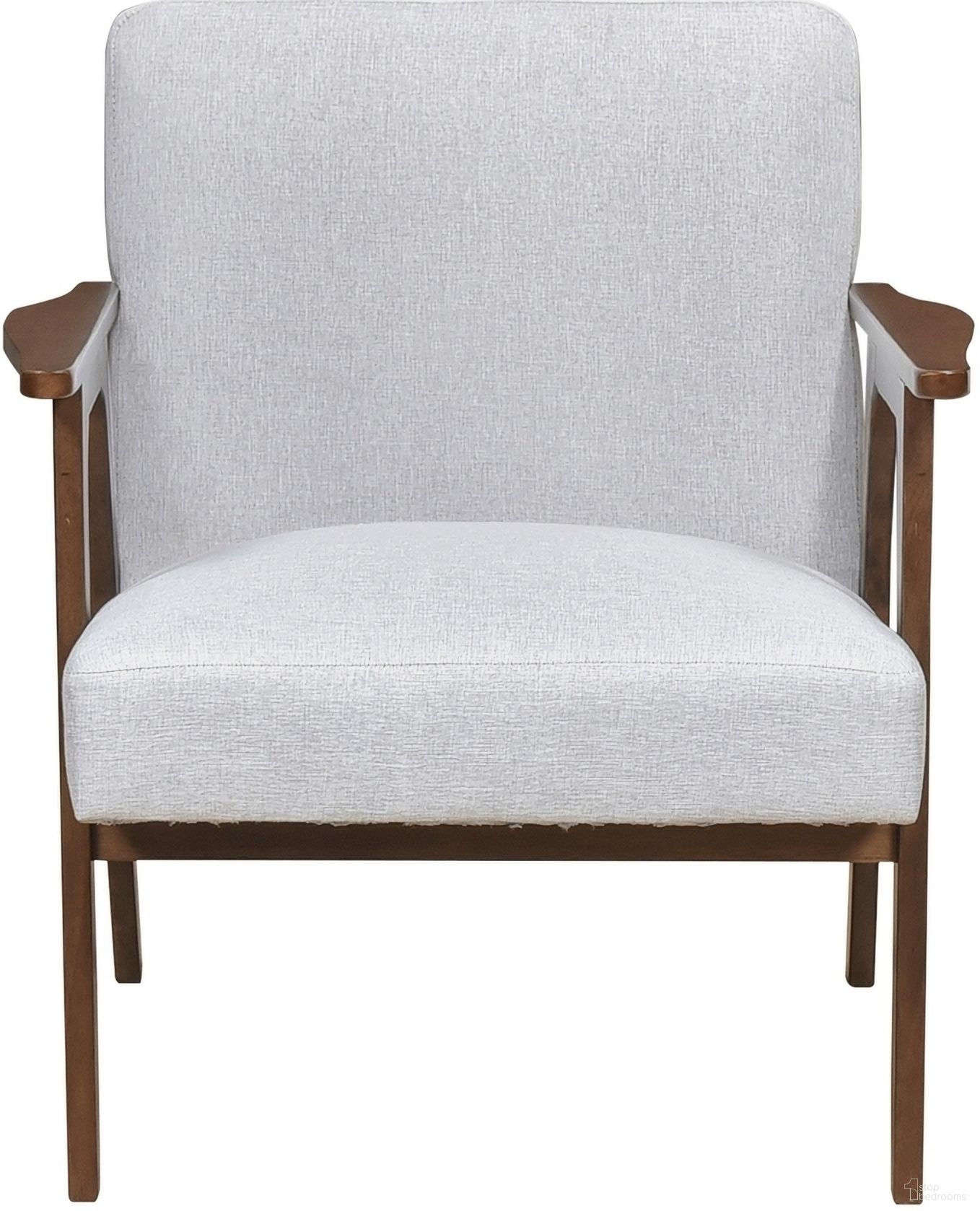 The appearance of Omara Accent Chair In Gray designed by Homelegance in the transitional interior design. This gray piece of furniture was selected by 1StopBedrooms from Omara Collection to add a touch of cosiness and style into your home. Sku: 1106GY-1. Material: Textured.