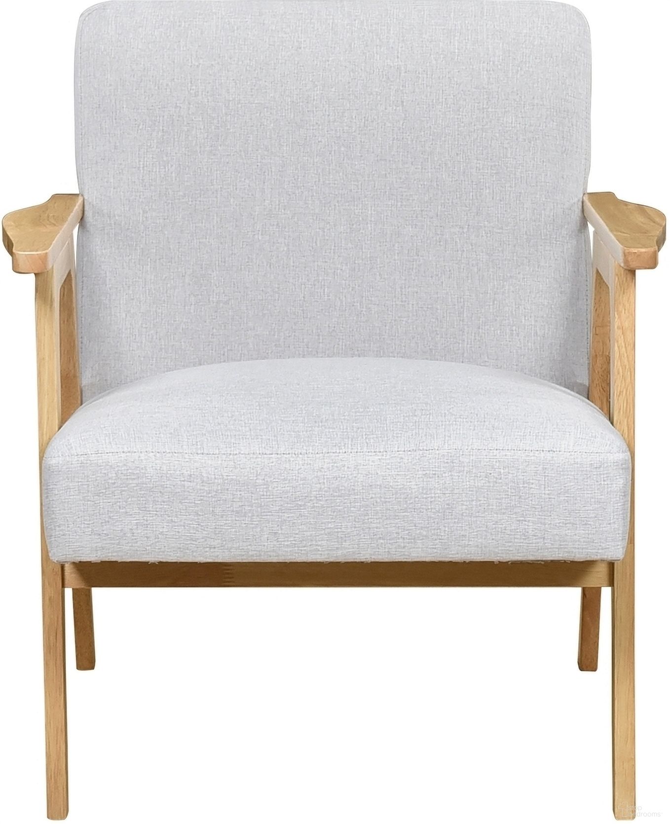 The appearance of Omara Accent Chair In Gray designed by Homelegance in the transitional interior design. This gray piece of furniture was selected by 1StopBedrooms from Omara Collection to add a touch of cosiness and style into your home. Sku: 1106NAGY-1. Material: Textured.
