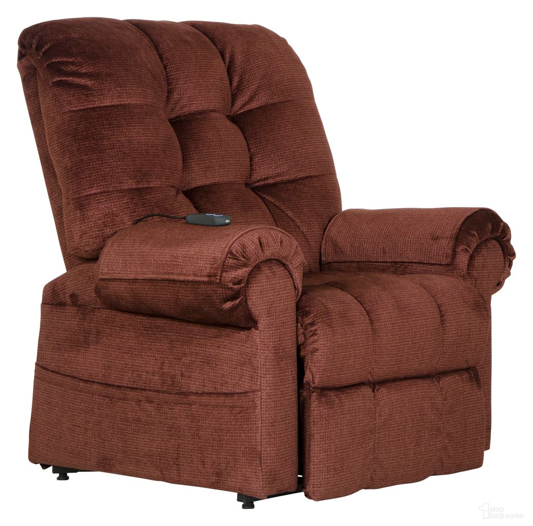 The appearance of Omni Power Lift Chaise Recliner In Merlot designed by Catnapper in the traditional interior design. This merlot piece of furniture was selected by 1StopBedrooms from Omni Collection to add a touch of cosiness and style into your home. Sku: 4827200834. Material: Fabric.