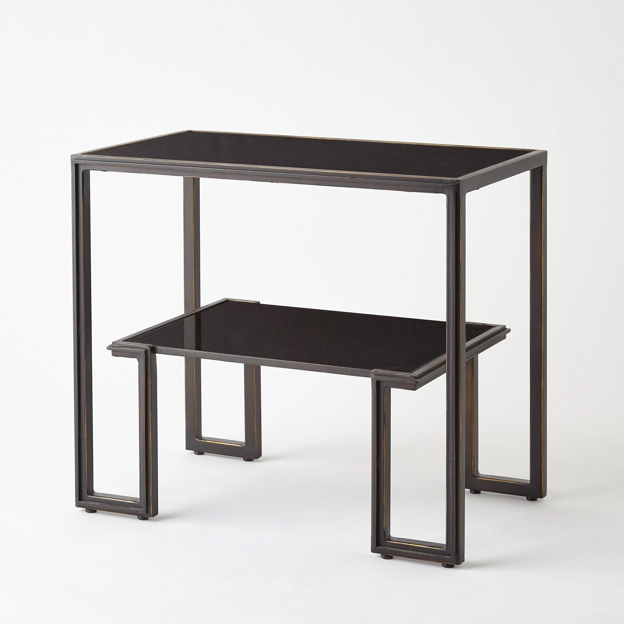 The appearance of One Up Table In Bronze designed by Global Views in the modern / contemporary interior design. This bronze piece of furniture  was selected by 1StopBedrooms from  to add a touch of cosiness and style into your home. Sku: 991081. Material: Iron.