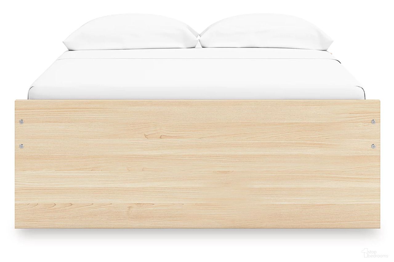 The appearance of Onita Full Platform Bed with 2 Side Storage In Natural designed by Signature Design by Ashley in the modern / contemporary interior design. This natural piece of furniture was selected by 1StopBedrooms from Onita Collection to add a touch of cosiness and style into your home. Sku: B100-12;EB9632-260;EB9632-260;EB9632-84;EB9632-89. Bed Type: Platform Bed. Bed Size: Full.