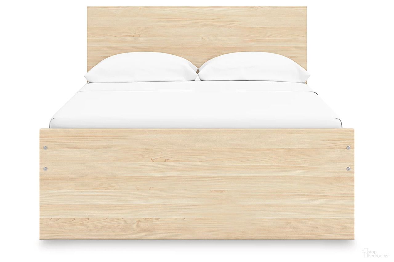 The appearance of Onita King Panel Platform Bed In Natural designed by Signature Design by Ashley in the modern / contemporary interior design. This natural piece of furniture was selected by 1StopBedrooms from Onita Collection to add a touch of cosiness and style into your home. Sku: B100-14;EB9632-258;EB9632-56;EB9632-95. Bed Type: Platform Bed. Bed Size: King.