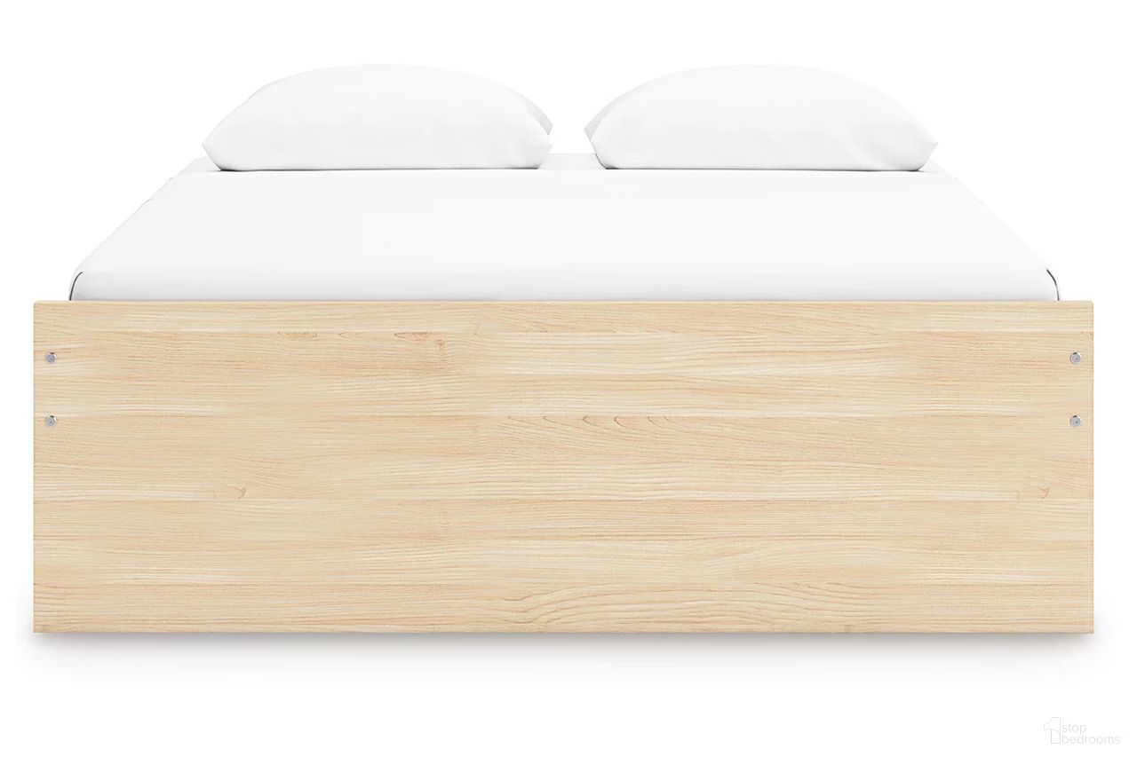 The appearance of Onita Queen Platform Bed In Natural designed by Signature Design by Ashley in the modern / contemporary interior design. This natural piece of furniture was selected by 1StopBedrooms from Onita Collection to add a touch of cosiness and style into your home. Sku: B100-13;EB9632-55;EB9632-95. Bed Type: Platform Bed. Bed Size: Queen.