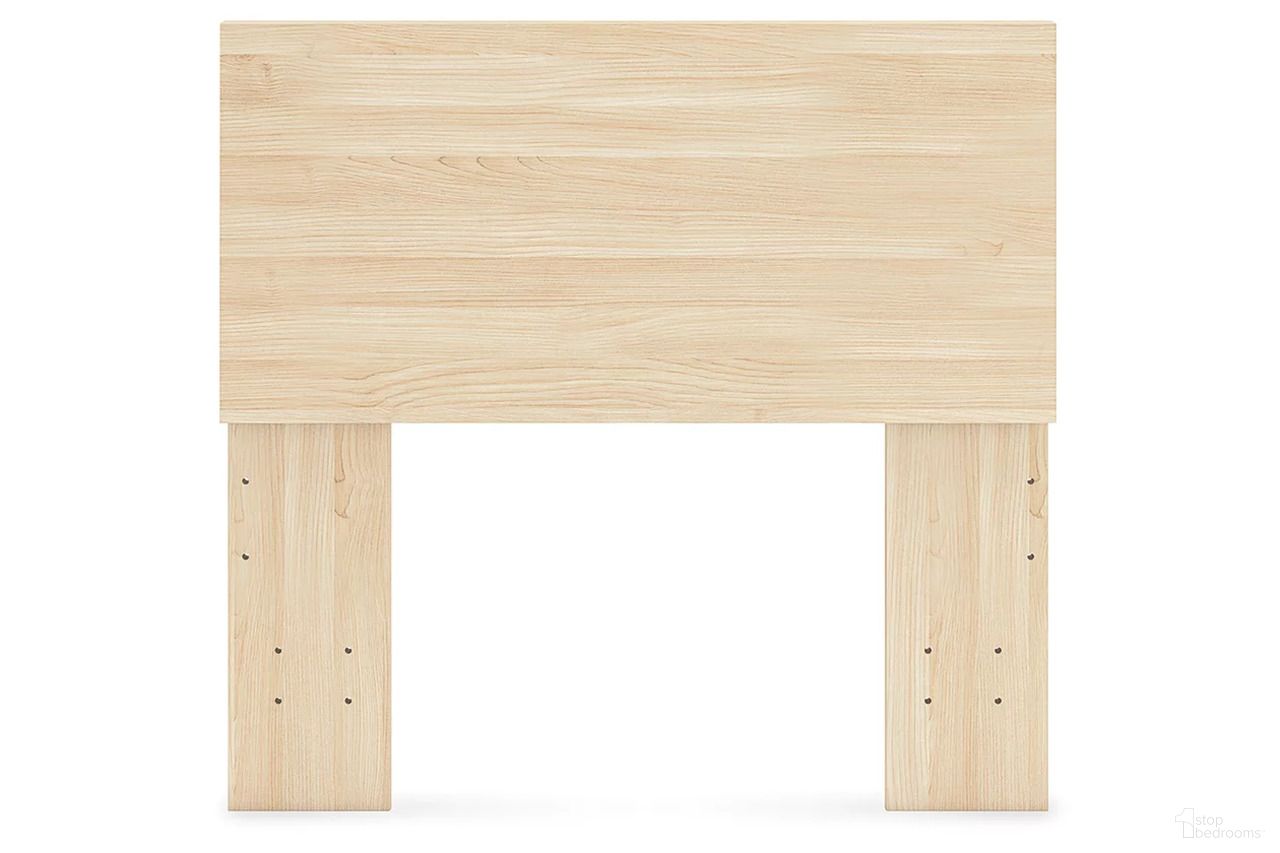 The appearance of Onita Twin Panel Headboard In Natural designed by Signature Design by Ashley in the modern / contemporary interior design. This natural piece of furniture  was selected by 1StopBedrooms from Onita Collection to add a touch of cosiness and style into your home. Sku: EB9632-253. Material: Wood. Bed Size: Twin.