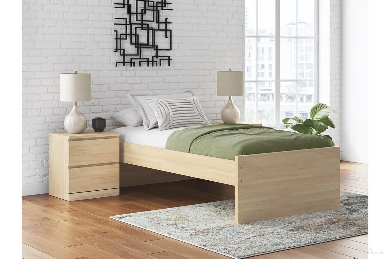 The appearance of Onita Youth Platform Bedroom Set In Natural designed by Signature Design by Ashley in the modern / contemporary interior design. This natural piece of furniture was selected by 1StopBedrooms from Onita Collection to add a touch of cosiness and style into your home. Sku: B100-11;EB9632-52;EB9632-89;EB9632-292. Material: Other. Bed Size: Full.