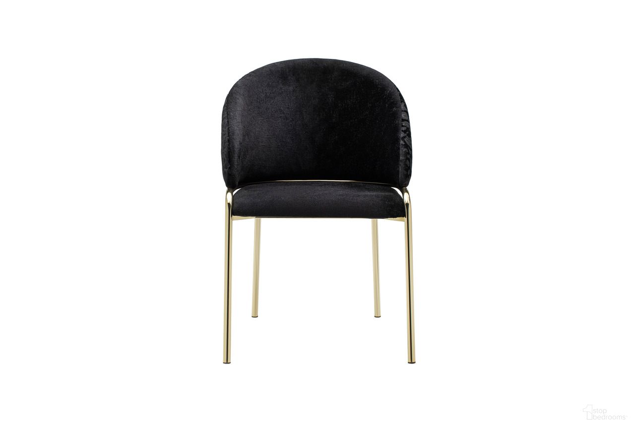 The appearance of Onyx Dining Chair Set of 2 In Black and Gold designed by Galaxy Home Furnishings in the modern / contemporary interior design. This black/gold piece of furniture was selected by 1StopBedrooms from Onyx Collection to add a touch of cosiness and style into your home. Sku: 601955559089. Material: Metal. Chair Type: Side Chair.