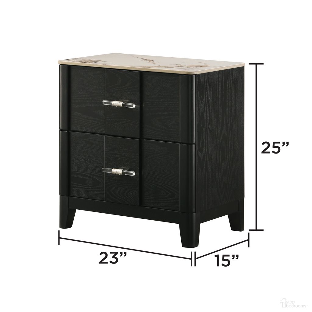 Opel Nightstand In Black