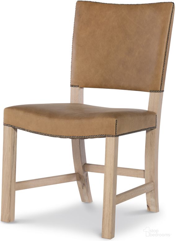The appearance of Open Sky Dining Side Chair In Natural designed by Century Furniture in the modern / contemporary interior design. This natural piece of furniture  was selected by 1StopBedrooms from Grand Tour Furniture Collection to add a touch of cosiness and style into your home. Sku: SF6206S. Material: Solid Oak. Chair Type: Side Chair.