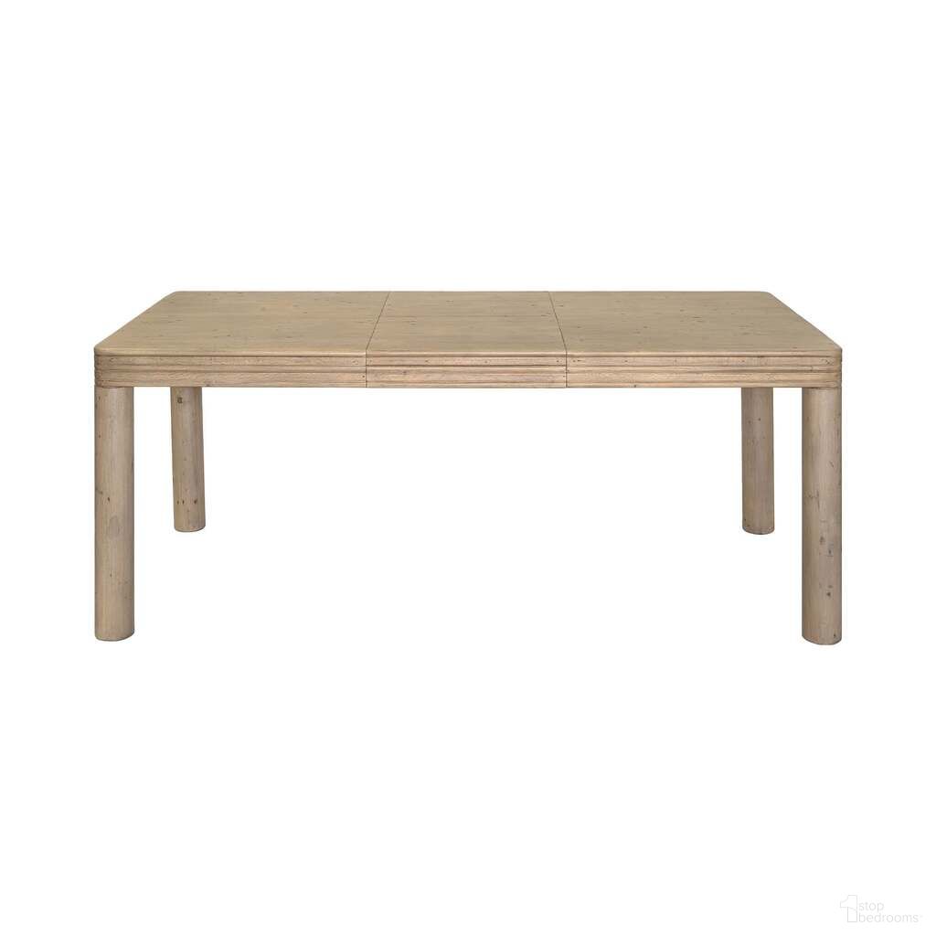 The appearance of Opera 74.8 Inch Extension Dining Table In Scrubbed Teak designed by LH Imports in the transitional interior design. This scrubbed teak piece of furniture was selected by 1StopBedrooms from Opera Collection to add a touch of cosiness and style into your home. Sku: OPA011. Table Base Style: Legs. Table Top Shape: Rectangular. Material: Reclaimed Pine. Size: 35" x 55".