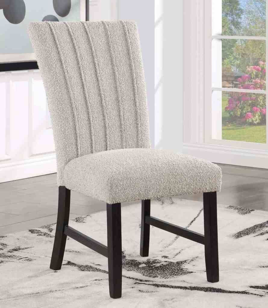 Opheim Side Chair Set of 2 In Gray and Black
