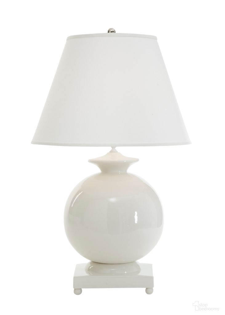 Opus Ceramic Lamp In White and Cream