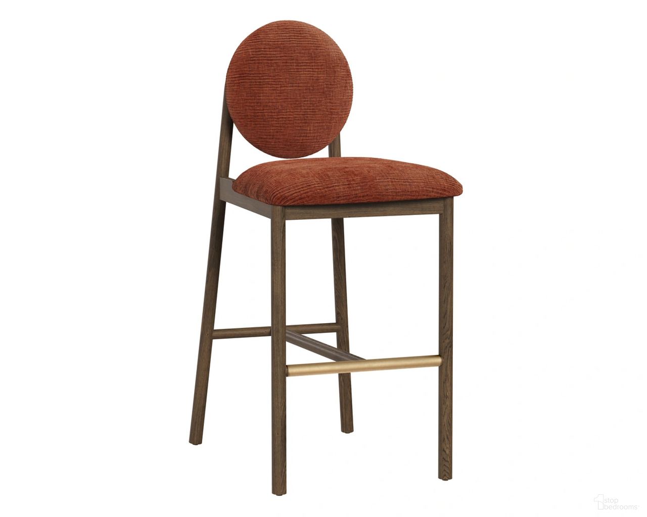 Orabell Barstool In Opera Spice