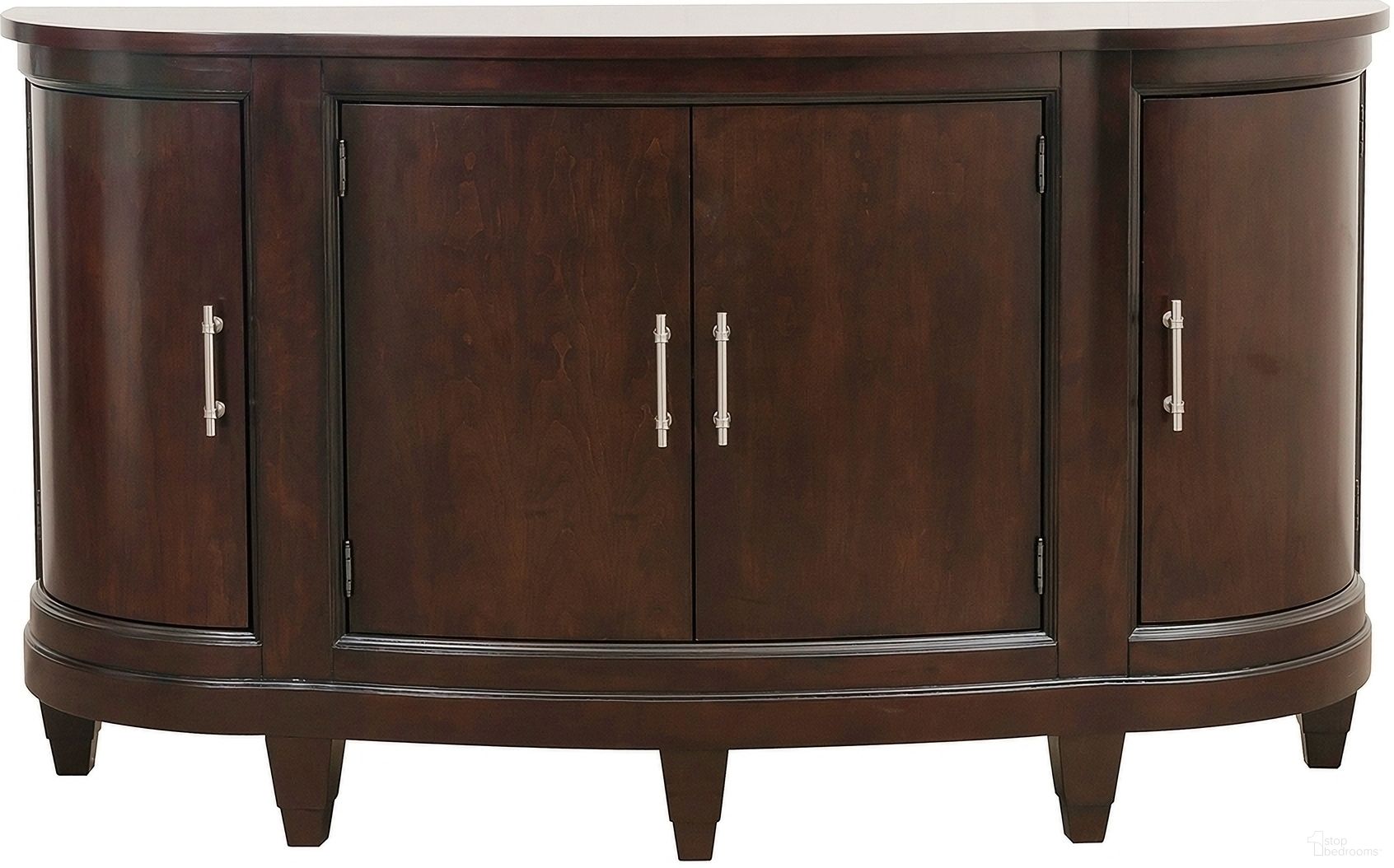 The appearance of Oratorio Server In Cherry designed by Homelegance in the modern / contemporary interior design. This cherry piece of furniture  was selected by 1StopBedrooms from Oratorio Collection to add a touch of cosiness and style into your home. Sku: 5562-40. Material: Wood.