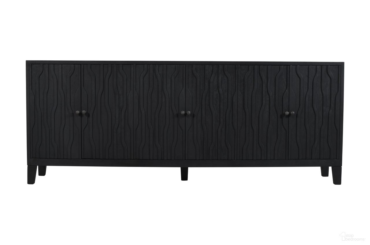 The appearance of Orchard 6-Door Sideboard In Ebony designed by Moti in the transitional interior design. This ebony piece of furniture was selected by 1StopBedrooms from Orchard Collection to add a touch of cosiness and style into your home. Sku: 95309004. Material: Wood.