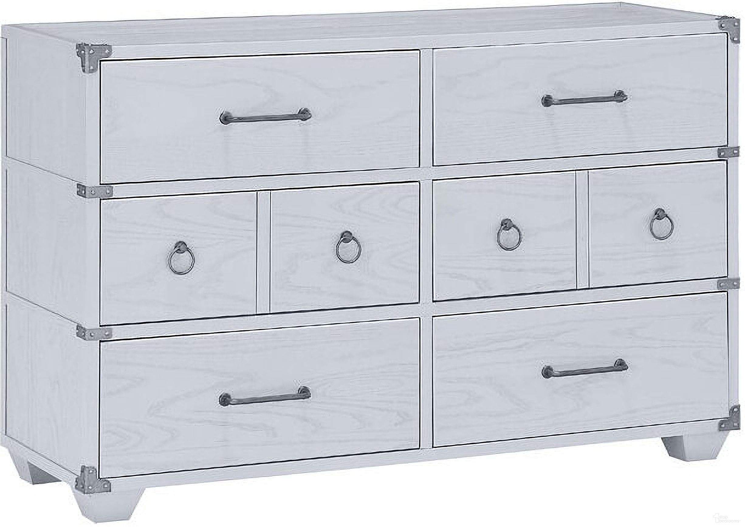 The appearance of Orchest Youth Dresser designed by ACME in the transitional interior design. This gray piece of furniture  was selected by 1StopBedrooms from Orchest Collection to add a touch of cosiness and style into your home. Sku: 36140. Material: Wood.