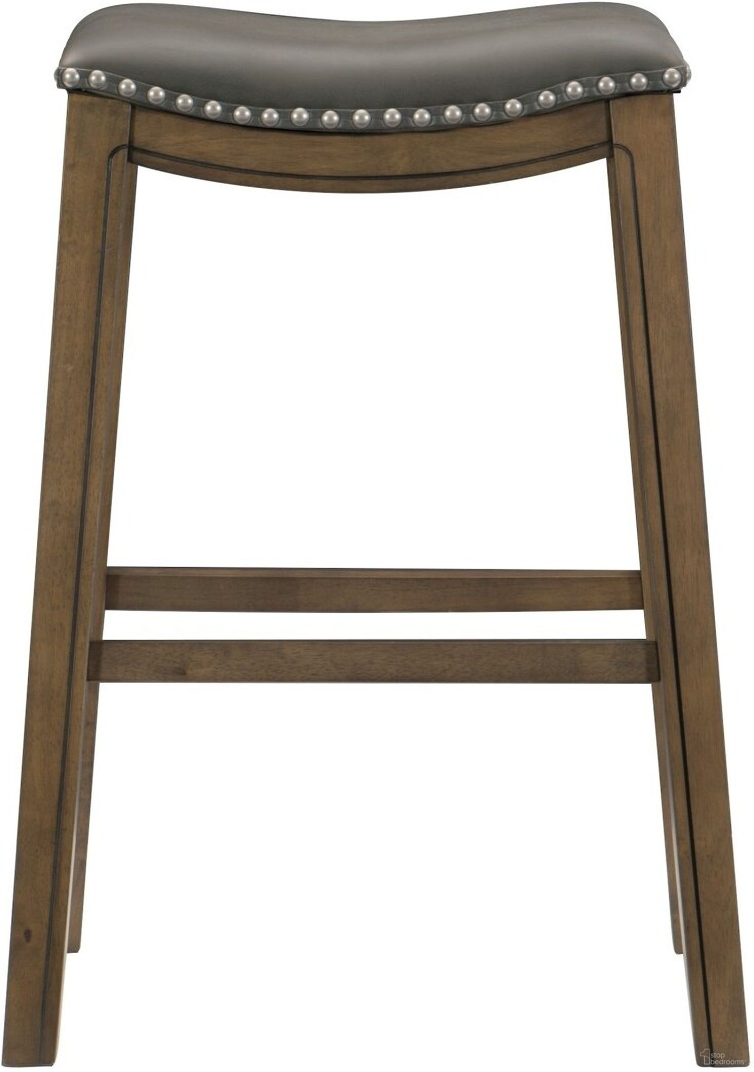 The appearance of Ordway Gray Pub Height Stool designed by Homelegance in the modern / contemporary interior design. This gray piece of furniture  was selected by 1StopBedrooms from Ordway Collection to add a touch of cosiness and style into your home. Sku: 5682GRY-29. Material: Wood.