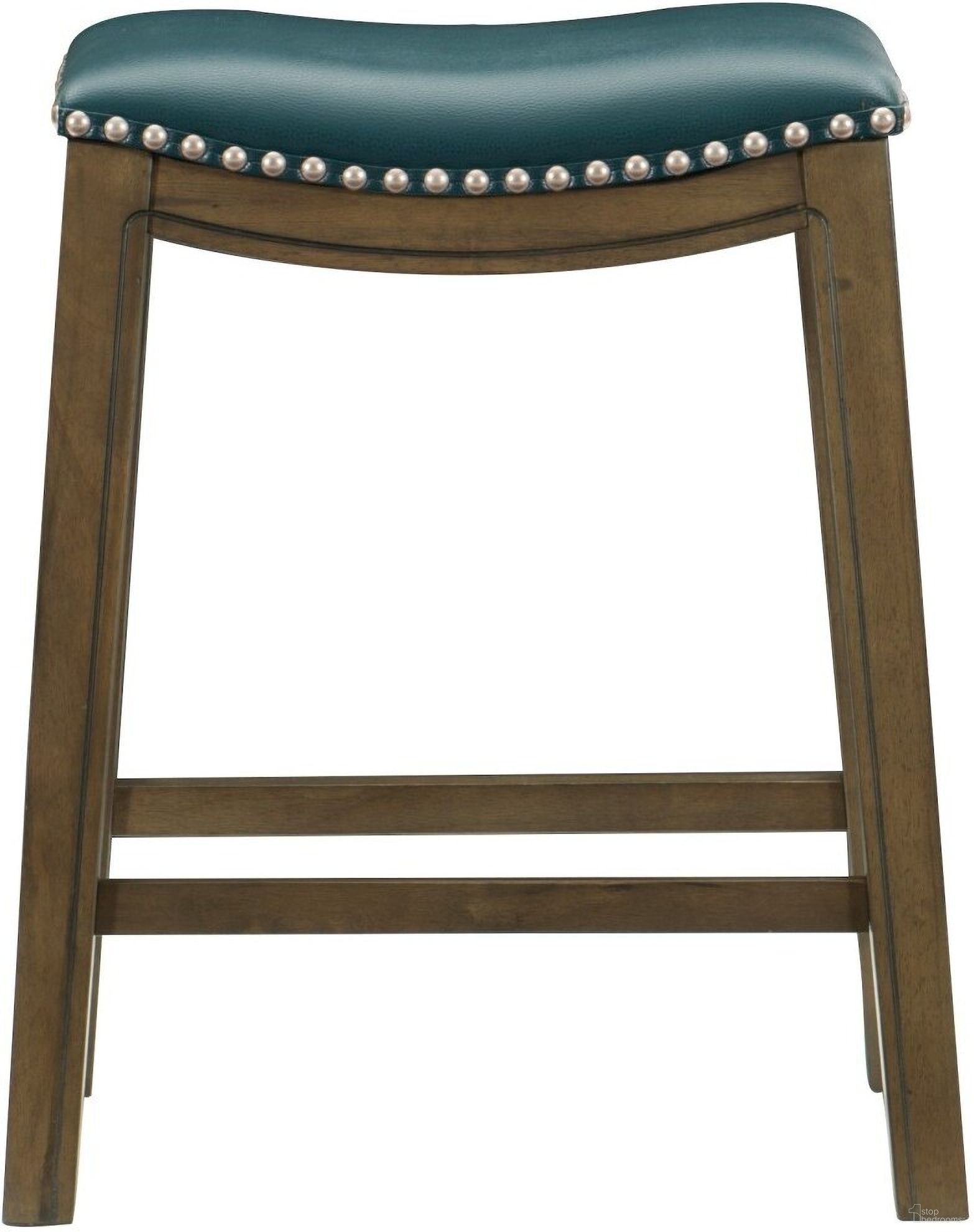 The appearance of Ordway Green Counter Height Stool designed by Homelegance in the modern / contemporary interior design. This green piece of furniture was selected by 1StopBedrooms from Ordway Collection to add a touch of cosiness and style into your home. Sku: 5682GEN-24. Material: Wood.
