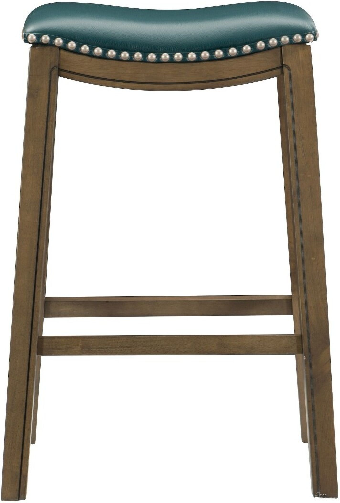 The appearance of Ordway Green Pub Height Stool designed by Homelegance in the modern / contemporary interior design. This green piece of furniture was selected by 1StopBedrooms from Ordway Collection to add a touch of cosiness and style into your home. Sku: 5682GEN-29. Material: Wood.