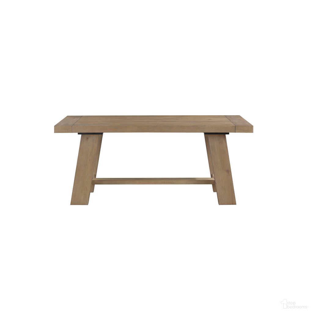 The appearance of Orinda Dining Table In Brown designed by Steve Silver in the transitional interior design. This brown piece of furniture was selected by 1StopBedrooms from Orinda Collection to add a touch of cosiness and style into your home. Sku: ORD500NTT;ORD500NTB. Table Base Style: Trestle. Table Top Shape: Rectangular. Material: Rubberwood. Size: 40" x 72".