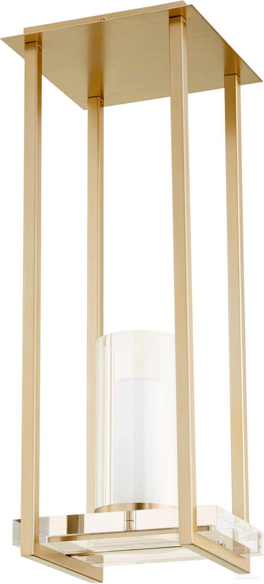 Orion Aged Brass Small Light Pendant