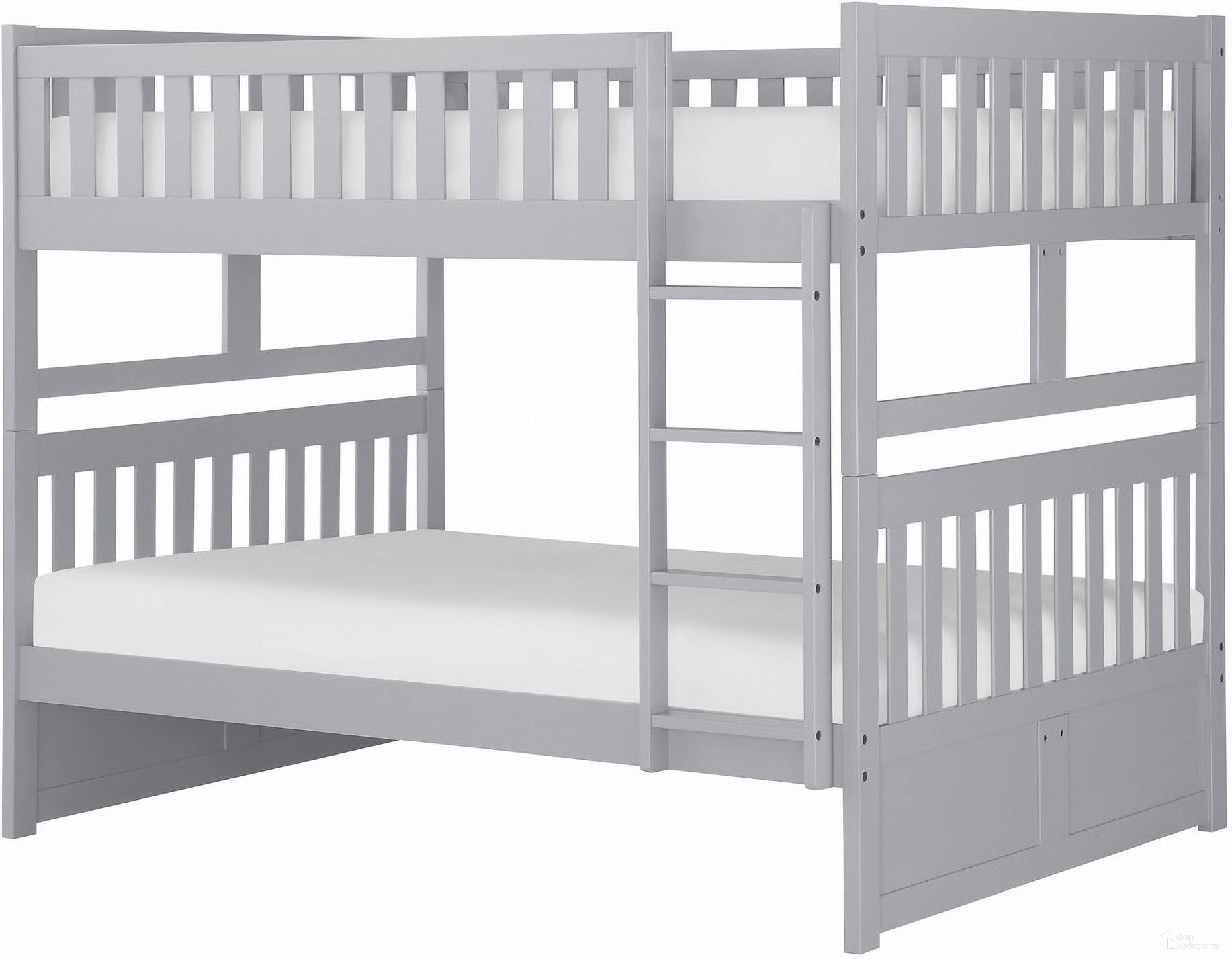 The appearance of Orion Full/Full Bunk Bed In Gray designed by Homelegance in the modern / contemporary interior design. This gray piece of furniture was selected by 1StopBedrooms from Orion Collection to add a touch of cosiness and style into your home. Sku: B2063FF-1;B2063FF-2;B2063FF-SL. Bed Type: Bunk Bed. Material: Wood. Bed Size: Full Over Full.
