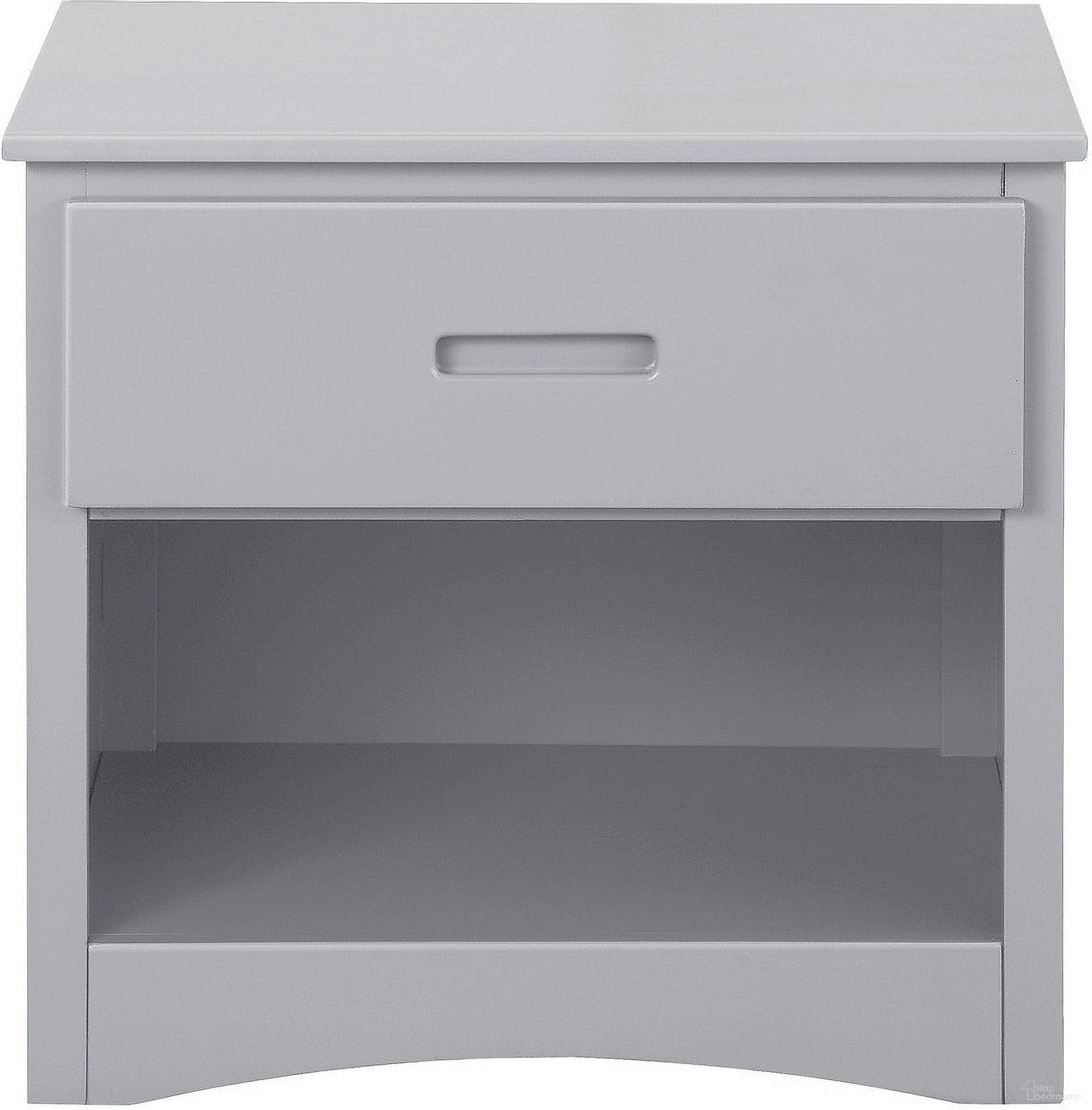 The appearance of Orion Grey Night Stand designed by Homelegance in the modern / contemporary interior design. This gray piece of furniture was selected by 1StopBedrooms from Orion Collection to add a touch of cosiness and style into your home. Sku: B2063-4. Material: Wood.