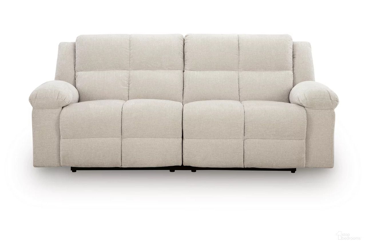 The appearance of Orlen Reclining Sofa In Winter designed by Signature Design by Ashley in the modern / contemporary interior design. This winter piece of furniture was selected by 1StopBedrooms from Orlen Collection to add a touch of cosiness and style into your home. Sku: 8160281. Material: Performance Fabric.