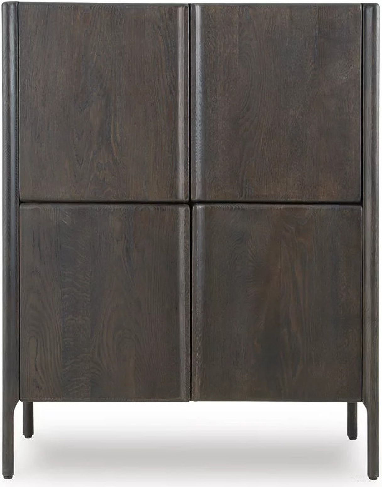 The appearance of Orsonal Accent Cabinet In Espresso Brown designed by Signature Design by Ashley in the modern / contemporary interior design. This espresso brown piece of furniture was selected by 1StopBedrooms from Orsonal Collection to add a touch of cosiness and style into your home. Sku: A4000686. Material: Solid Oak.