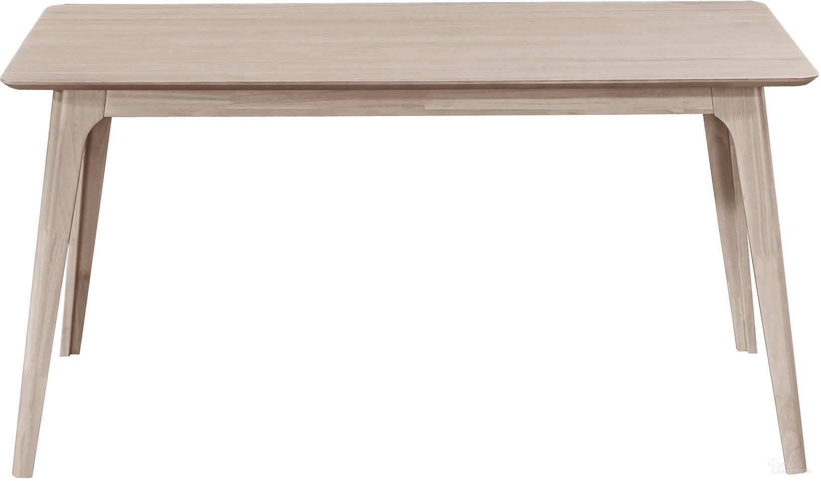 The appearance of Oscar 60 Inch Dining Table In White Ash designed by New Classic in the modern / contemporary interior design. This white piece of furniture was selected by 1StopBedrooms from Oscar Collection to add a touch of cosiness and style into your home. Sku: D1651W-11. Table Base Style: Legs. Table Top Shape: Rectangular. Size: 59" x 35". Material: Solid Wood.