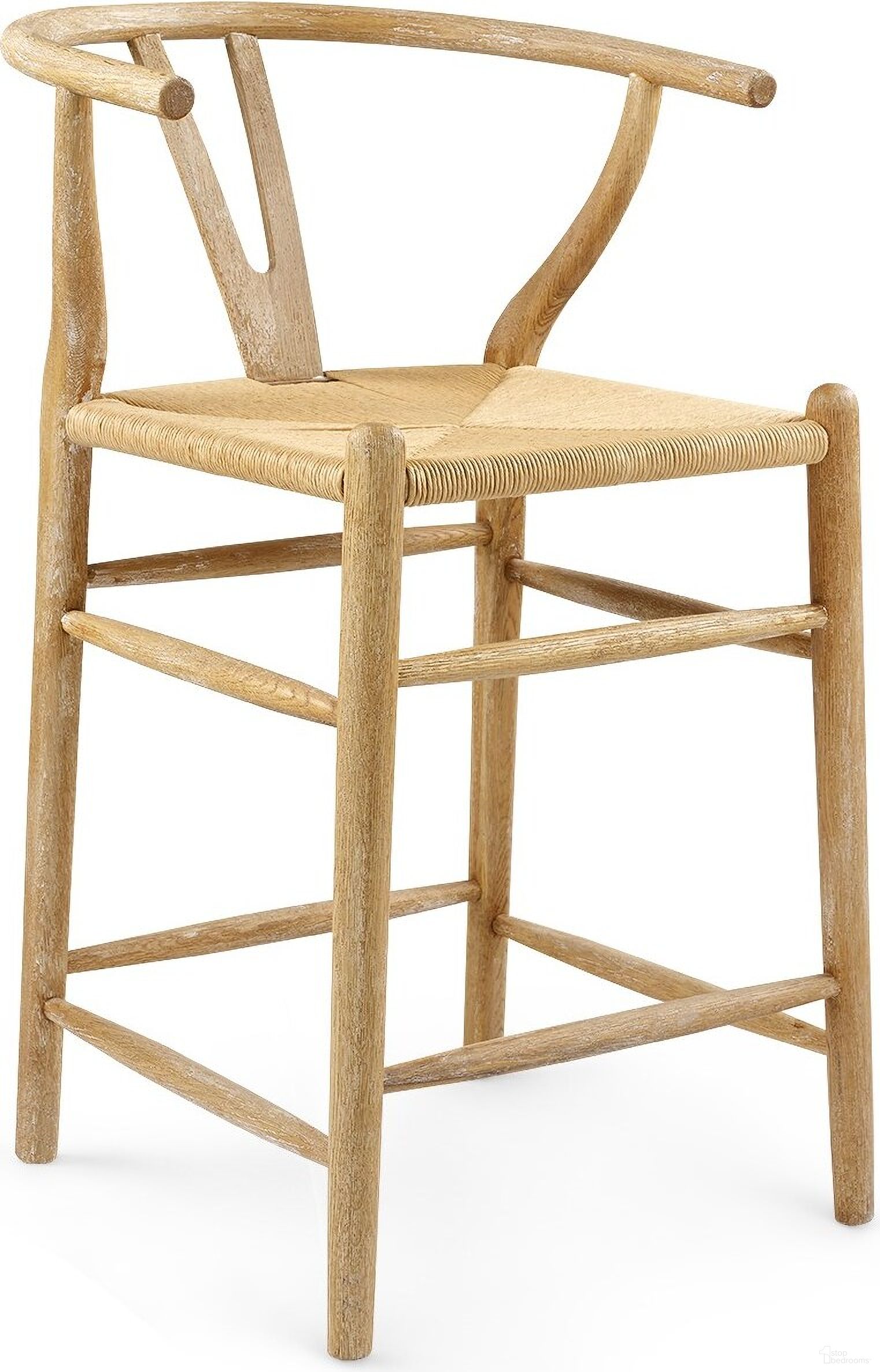 The appearance of Oslo Counter Stool In Natural designed by Villa & House in the transitional interior design. This natural piece of furniture was selected by 1StopBedrooms from Oslo Collection to add a touch of cosiness and style into your home. Sku: OSL-575-98. Material: Wood.