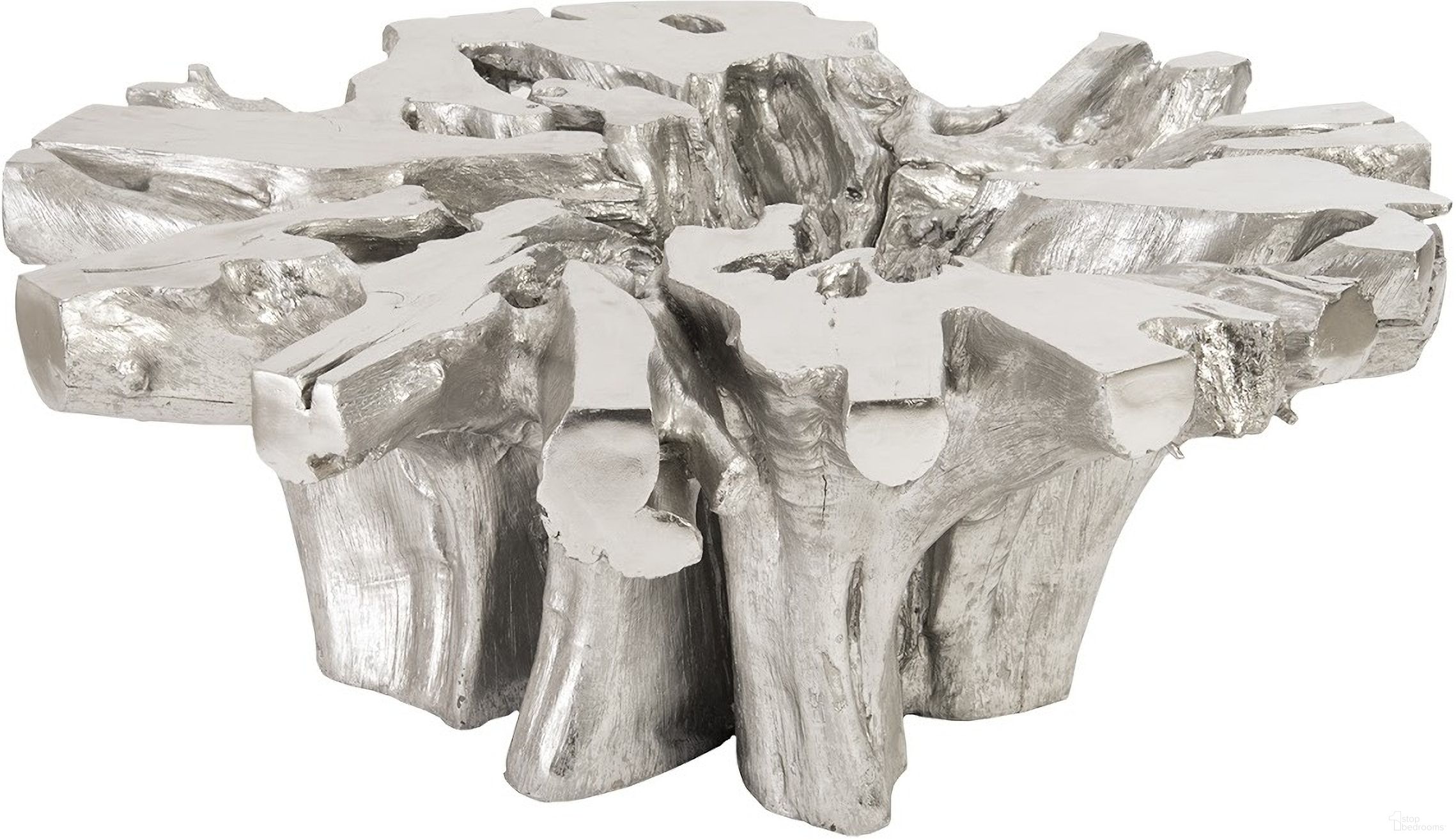 The appearance of Otis Root Coffee Table designed by Phillips Collection in the modern / contemporary interior design. This silver piece of furniture was selected by 1StopBedrooms from Cast Naturals Collection to add a touch of cosiness and style into your home. Sku: PH67967. Material: Resin.