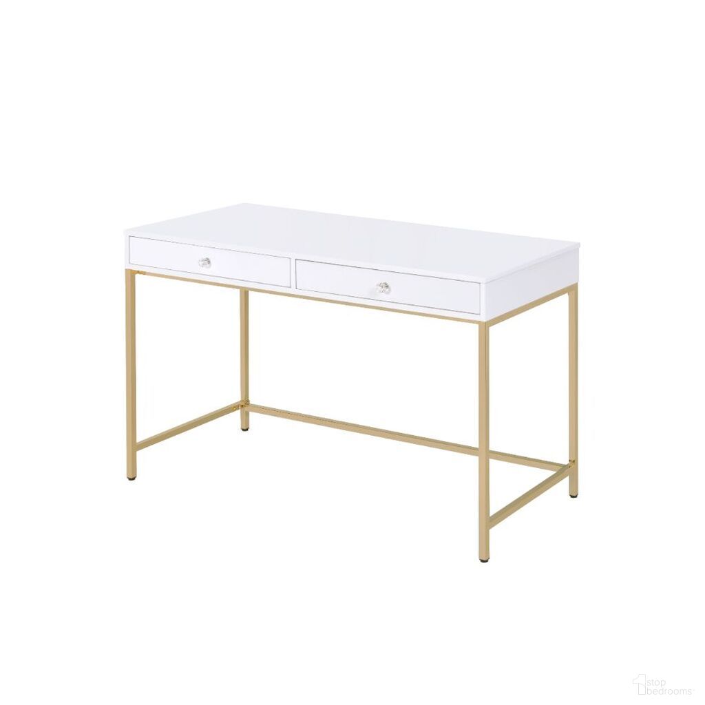 The appearance of Ottey Desk designed by ACME in the modern / contemporary interior design. This two-tone color piece of furniture was selected by 1StopBedrooms from Ottey Collection to add a touch of cosiness and style into your home. Sku: 92540. Material: Wood.