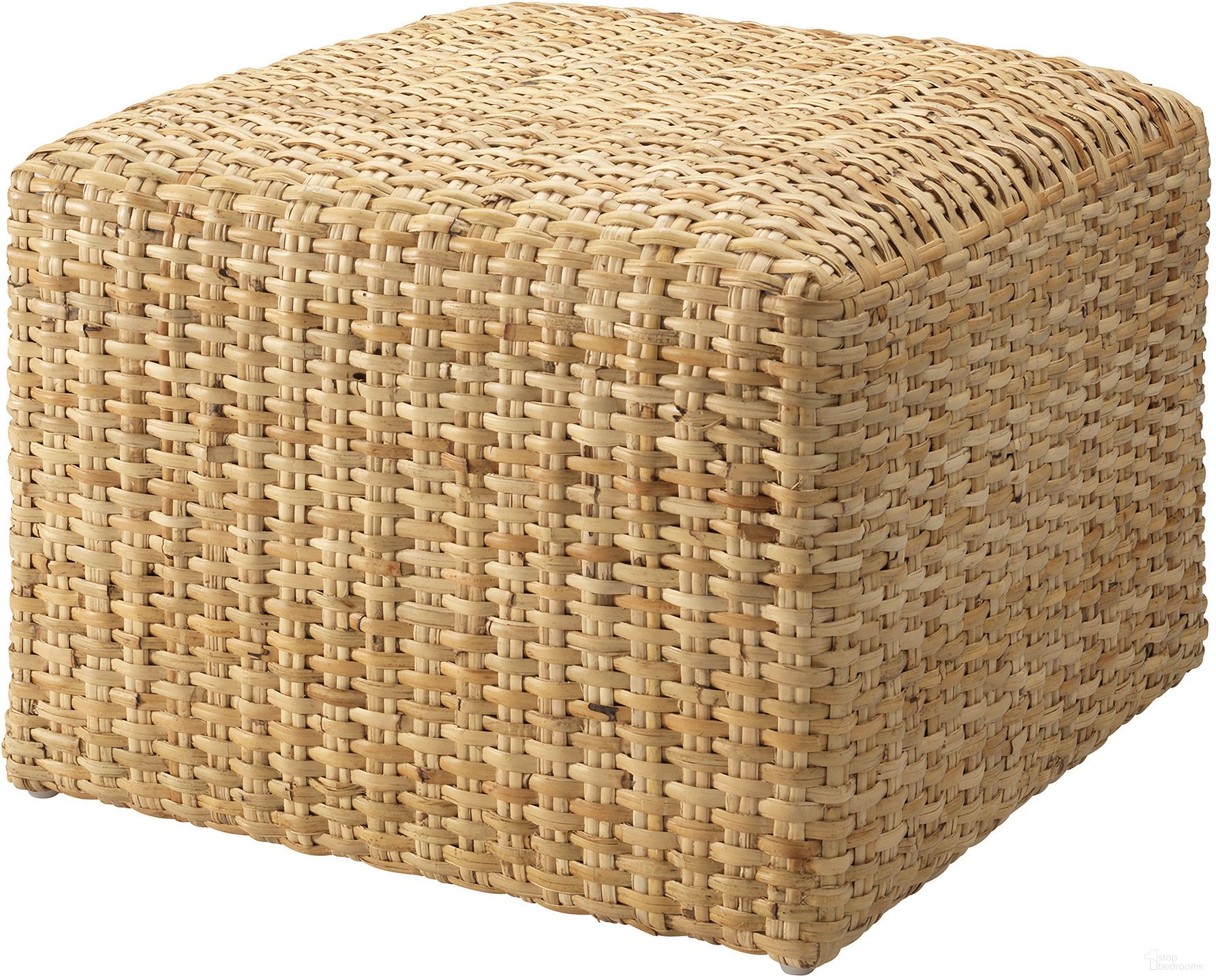 The appearance of Ottoman In Natural designed by Jamie Young Company in the traditional interior design. This natural piece of furniture  was selected by 1StopBedrooms from  to add a touch of cosiness and style into your home. Sku: 20RATT-LGNA. Material: Rattan.