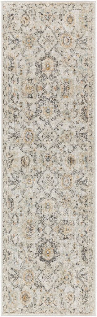 Oushak Home 2' x 6' Indoor Rug In Grey