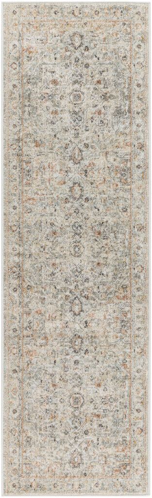 Oushak Home 2' x 6' Indoor Rug In Light Grey