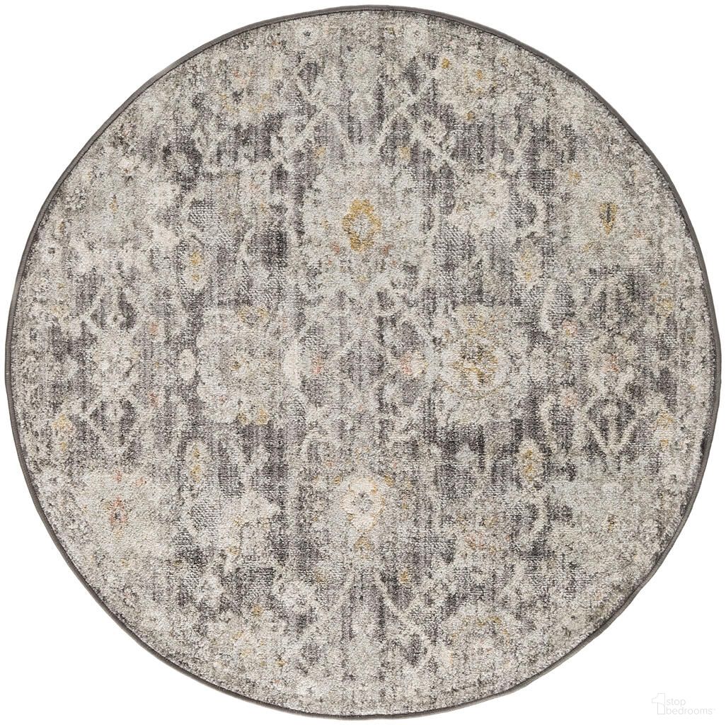 The appearance of Oushak Home 7'10" x 7'10" Round Indoor Rug In Charcoal designed by Nourison in the rustic / southwestern interior design. This charcoal piece of furniture was selected by 1StopBedrooms from Oushak Collection to add a touch of cosiness and style into your home. Sku: 99446996909. Material: Polypropylene.