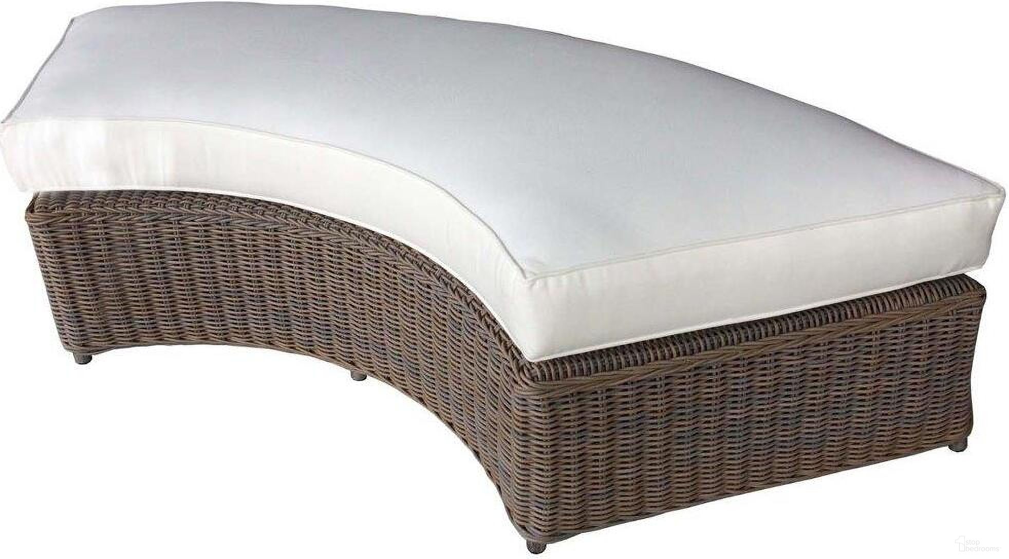 The appearance of Outdoor Barbados Grey Bench designed by Padma's Plantation in the modern / contemporary interior design. This grey piece of furniture  was selected by 1StopBedrooms from Barbados Collection to add a touch of cosiness and style into your home. Sku: OL-BAR03. Material: Wicker.
