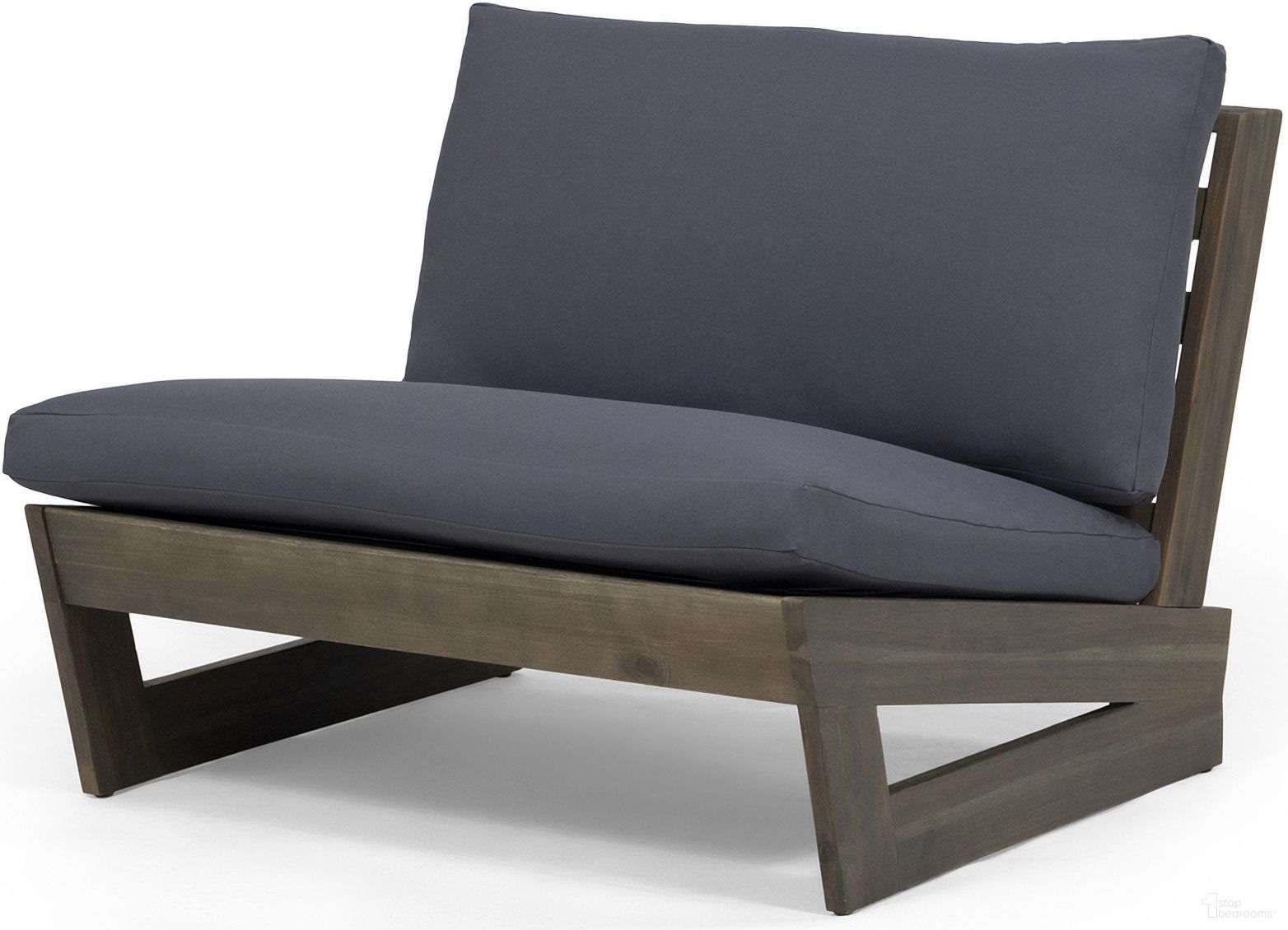 The appearance of Outdoor Club Chair with Cushion and Acacia Wood Frame In Grey designed by Noble House in the rustic / southwestern interior design. This grey piece of furniture  was selected by 1StopBedrooms from  to add a touch of cosiness and style into your home. Sku: 64867.00DGRYMP1. Material: Acacia Wood.