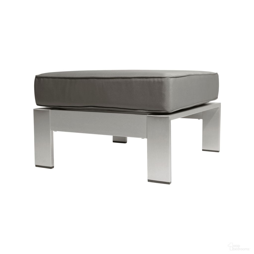 The appearance of Outdoor Aluminum Ottoman with Cushion In Grey designed by Noble House in the modern / contemporary interior design. This grey piece of furniture was selected by 1StopBedrooms from to add a touch of cosiness and style into your home. Sku: 64414.00. Material: Aluminium.