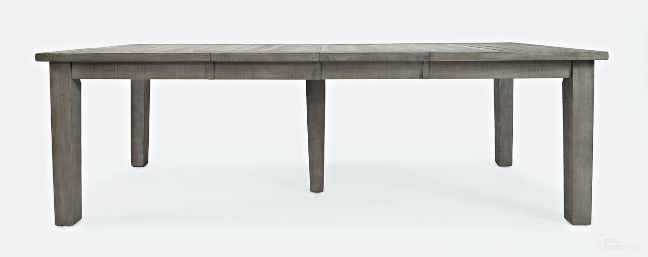 The appearance of Outer Banks 96 Inch Dining Table In Driftwood designed by Jofran in the transitional interior design. This driftwood piece of furniture was selected by 1StopBedrooms from Outer Banks Collection to add a touch of cosiness and style into your home. Sku: 1841-96. Table Base Style: Legs. Table Top Shape: Rectangular. Material: Pine. Size: 42" x 96".
