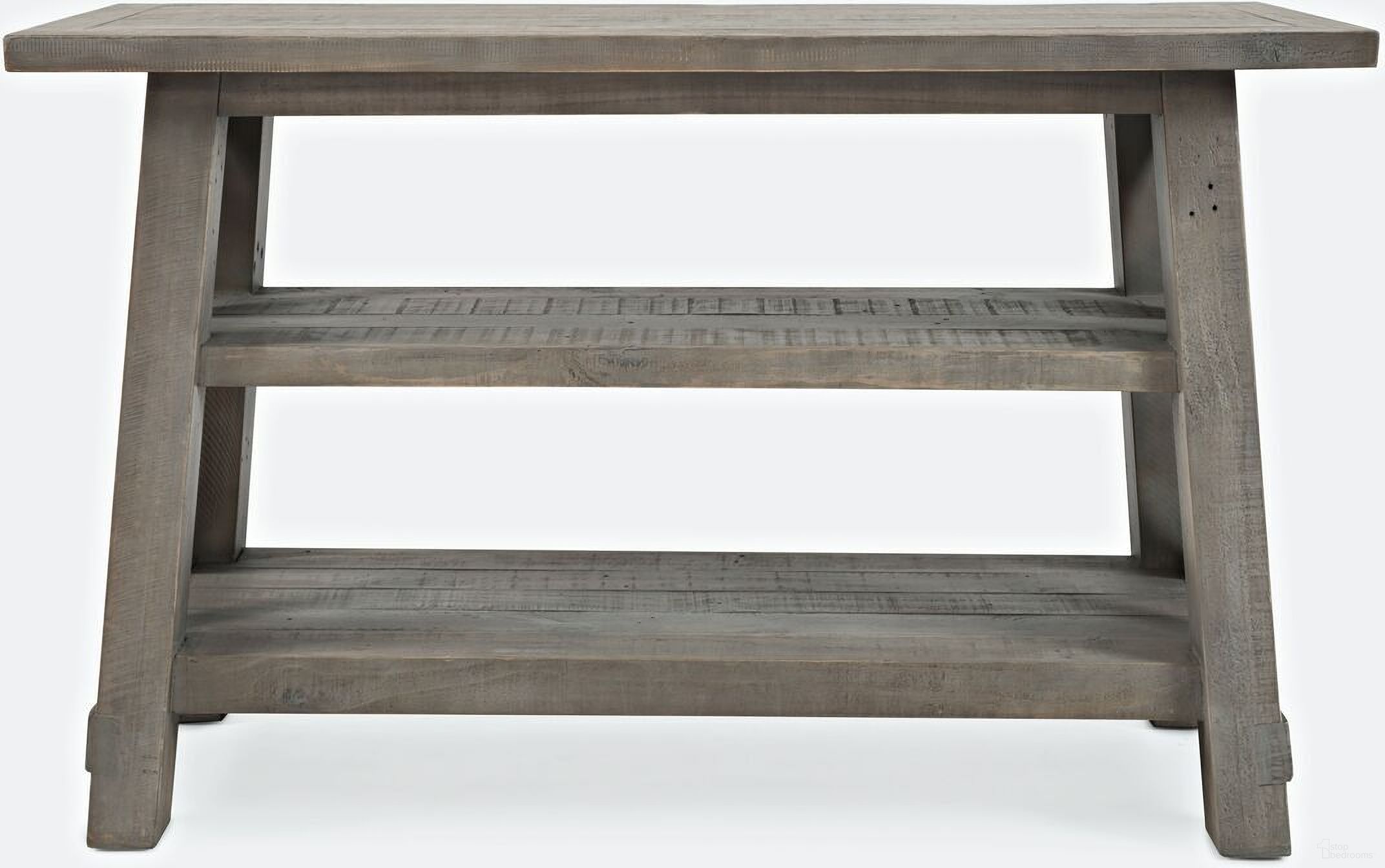 The appearance of Outer Banks Sofa Table In Driftwood designed by Jofran in the transitional interior design. This driftwood piece of furniture was selected by 1StopBedrooms from Outer Banks Collection to add a touch of cosiness and style into your home. Sku: 1840-4. Material: Pine.