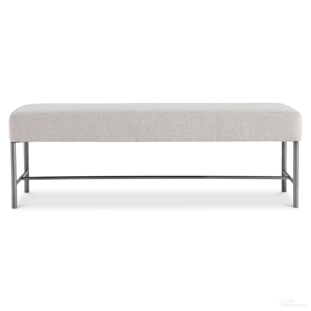 The appearance of Outline Bench In Beige Boucle designed by Bernhardt in the modern / contemporary interior design. This beige boucle piece of furniture  was selected by 1StopBedrooms from Outline Collection to add a touch of cosiness and style into your home. Sku: 360506. Material: Fabric.